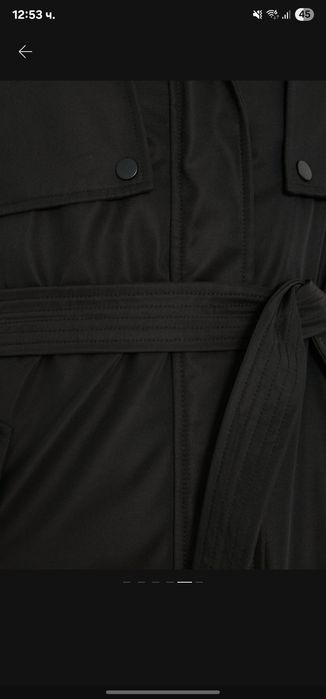 Дебело зимно яке черно-S