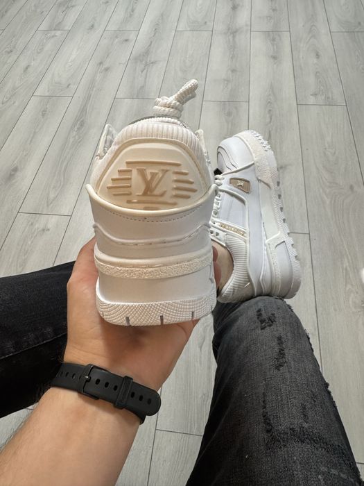 Adidasi Barbati LV Maxi Trainer Alb & Crem!