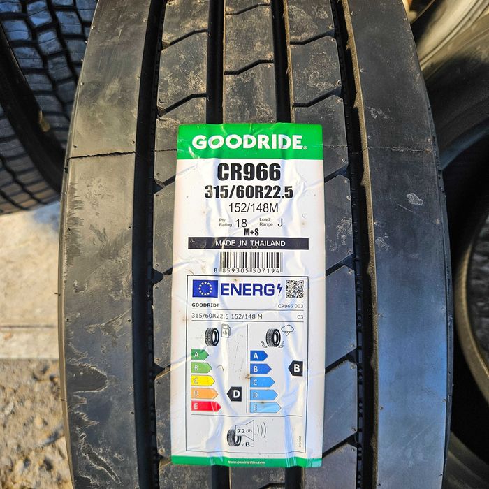 Нови тежкотоварни гуми 315/60R22.5 Goodride CR966 152M M+S Thailand