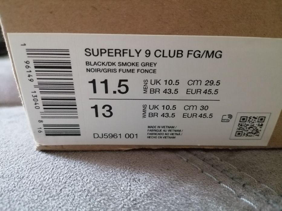 Nike Mercurial Superfly 9 (45,5)