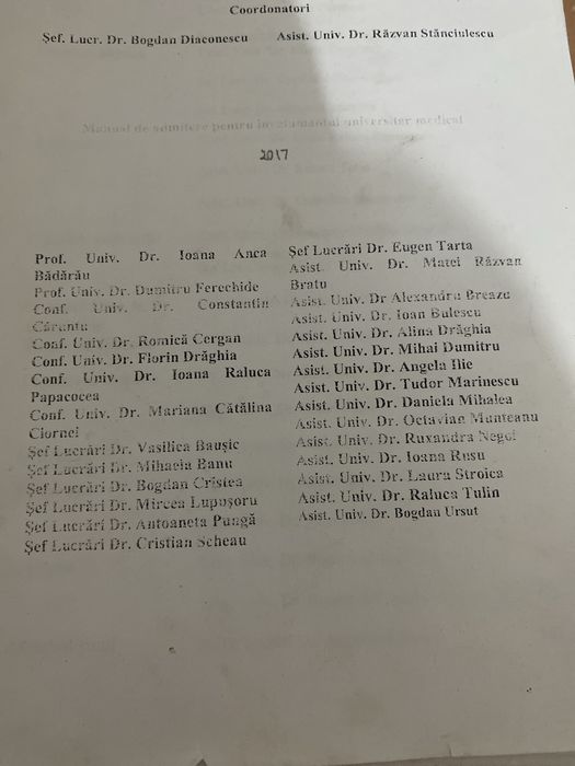 Culegere tiparita 2017 admitere medicina dentara si generala BUCURESTI