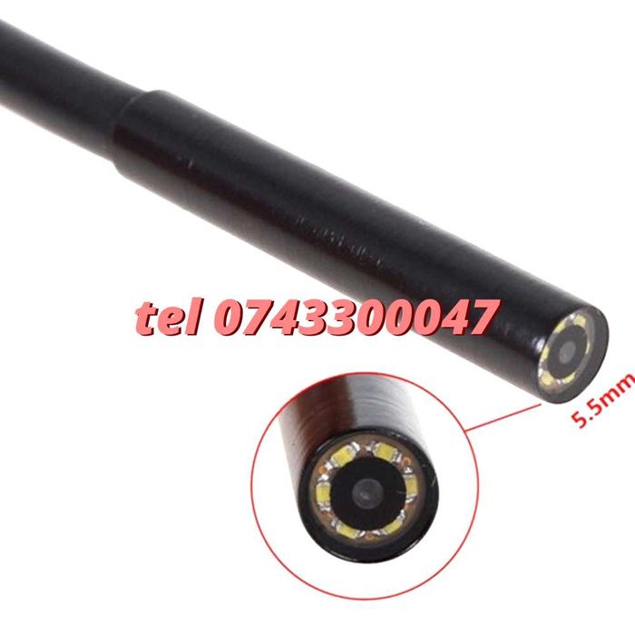 2 M Camera Endoscop boroscop 6 Led Inspectii Tehniceinstalatii