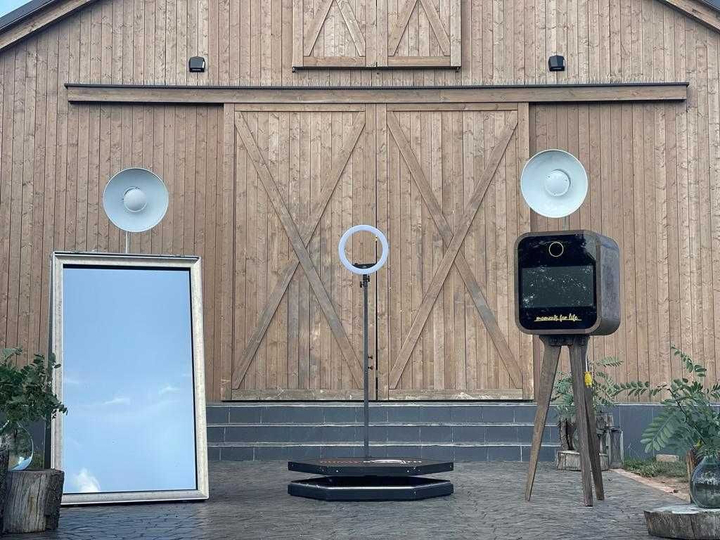 Cabina foto oglinda foto photo booth audio guestbook gheata carbonica
