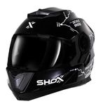 Casca moto modulara Flip-Up NOUA Shox Destination Route
