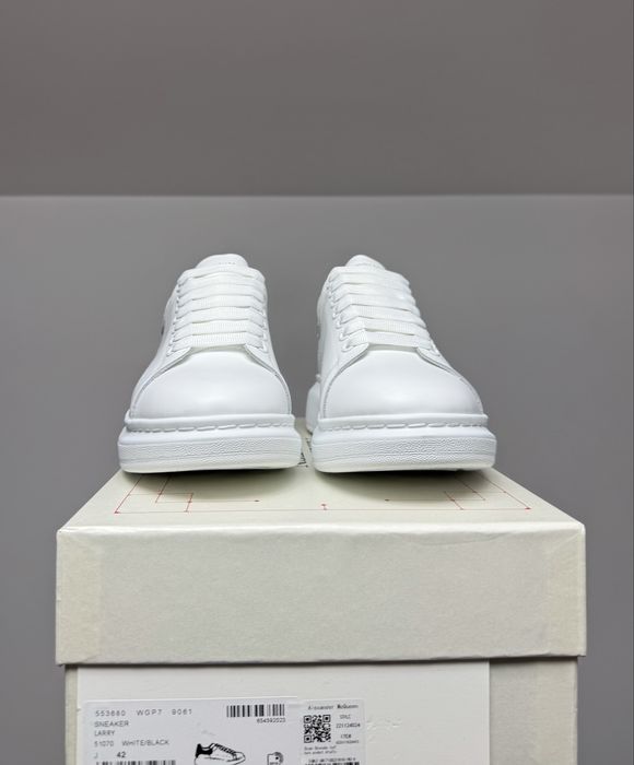 Alexander McQueen White Silver