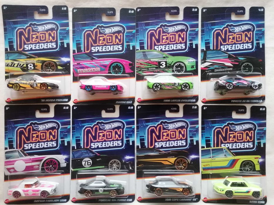 Комплект Hot Wheels Neon speeders