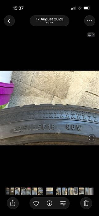 4 зимни гуми kleber 235/45/18