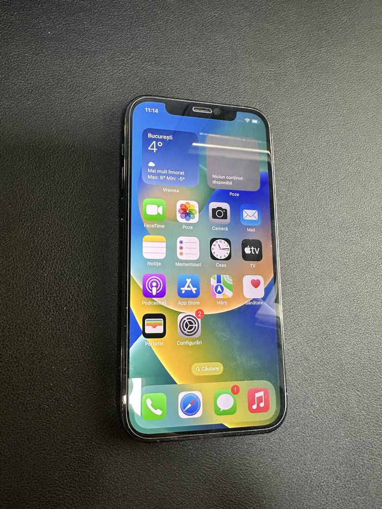 iPhone 12 Pro, 128GB, 5G, Pacific Blue, baterie noua, liber rețea