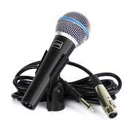 Microfon profesional voce tip BETA 58A cu cablu 5m, borseta, nuca
