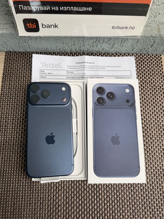 512!*НОВ*iPhone 17 Pro Max *BLUE айфон 17 про макс син 512