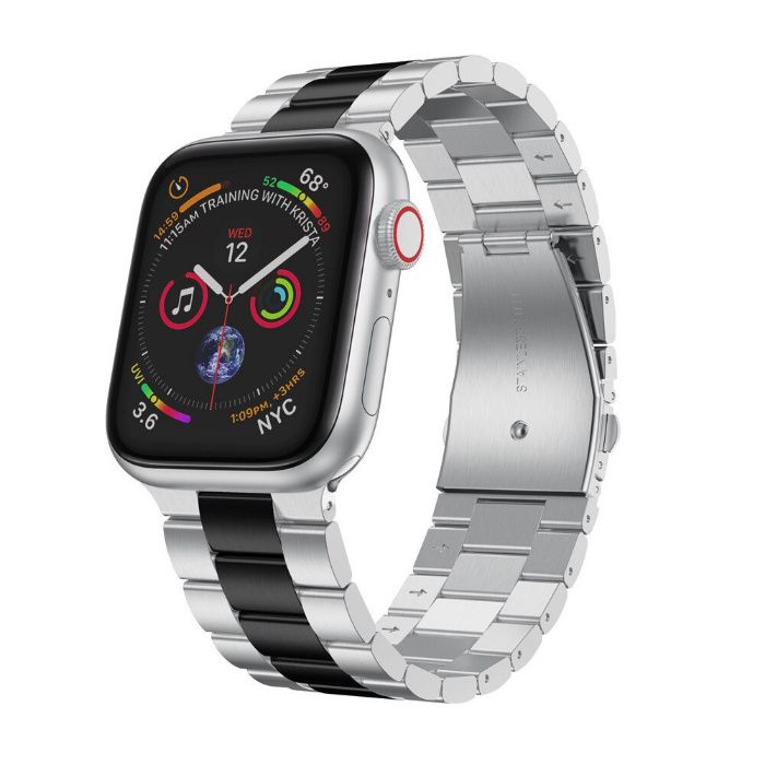 Curea metalica ceas Apple Watch seria 6 5 4 3 2 1 42/44 mm + cadou