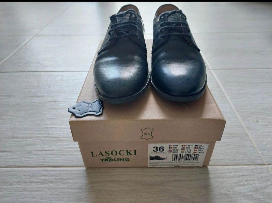 Pantofi piele naturala Lasocki Young marimea 36