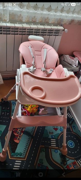 Scaun masa bebe cu pozitie de somn