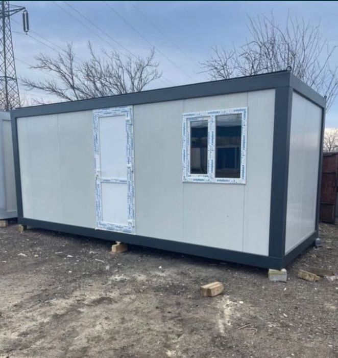 Vand Containere birou monobloc imbinate vestiar sanitar modular paza