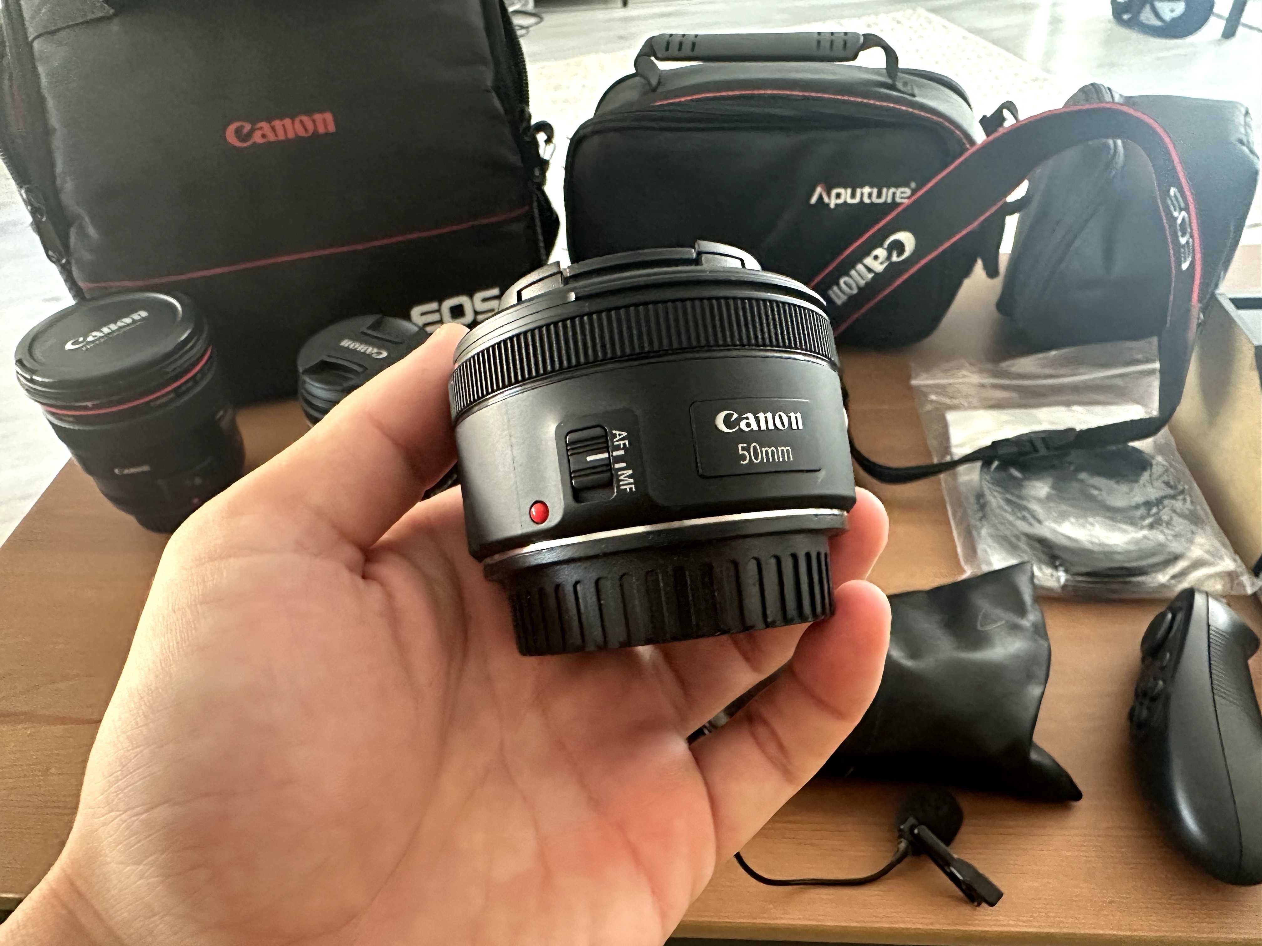 Camera Foto Canon 250D + Obiectiv si Accesorii