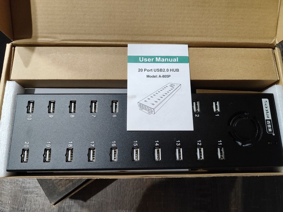 Продам новый Хаб sipolar 20 usb port концентратор hub