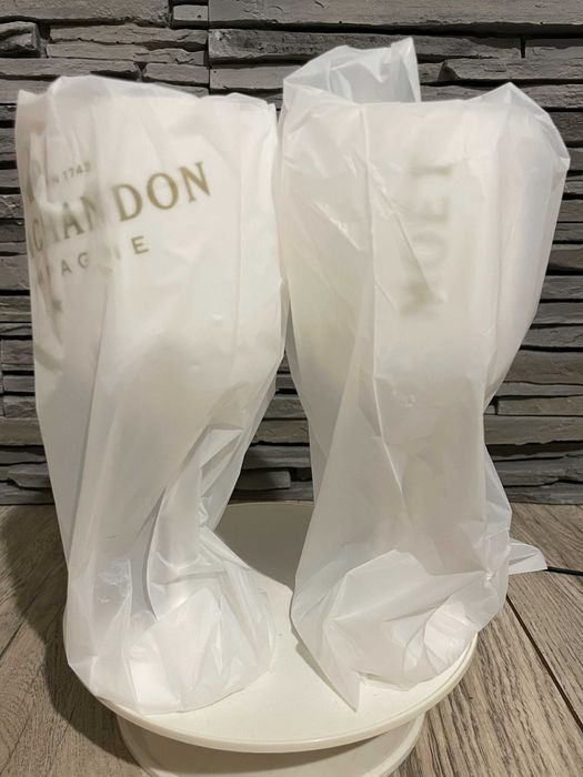 Pahare Sampanie Premium Lux 480 ml, rezistente reutilizabile petreceri