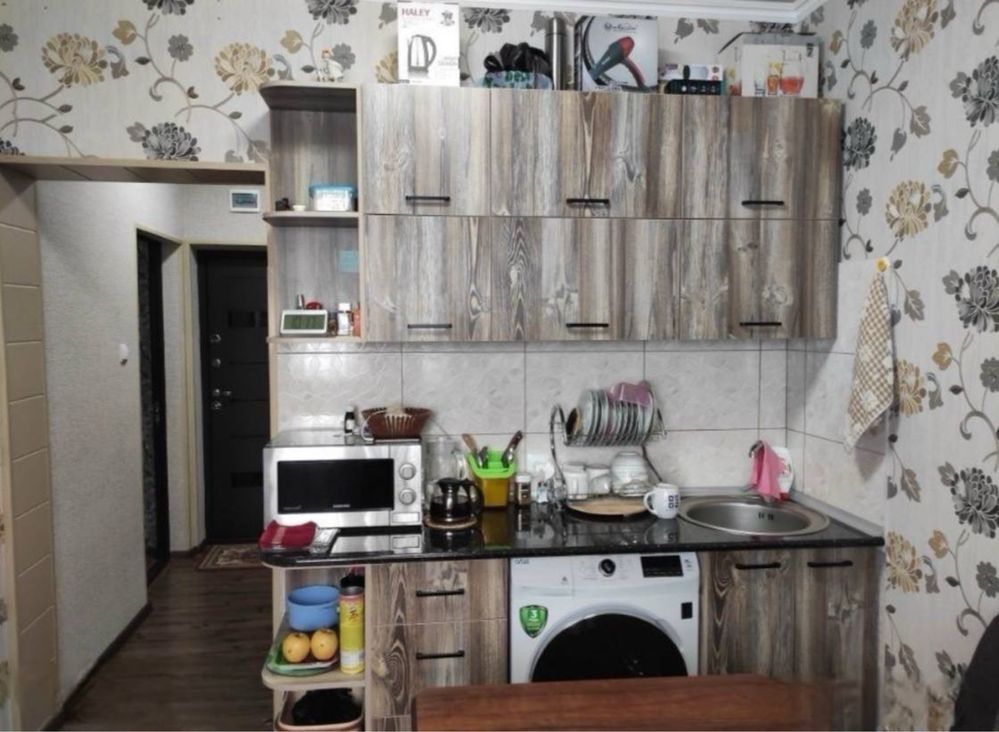 Куйлюк 5 массив, 1 комнатная квартира 43м2, 1/6/9 за 39.500