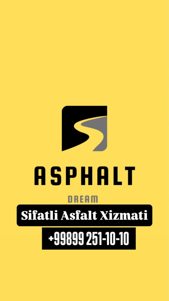 Asfalt xizmat Sifatli va arzon narxlarda