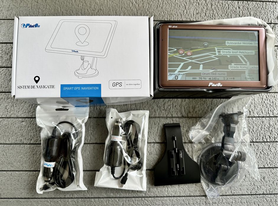 GPS NOU PilotOn 7 inch Harti 2025 TIR Camion iGO Primo Actualizat