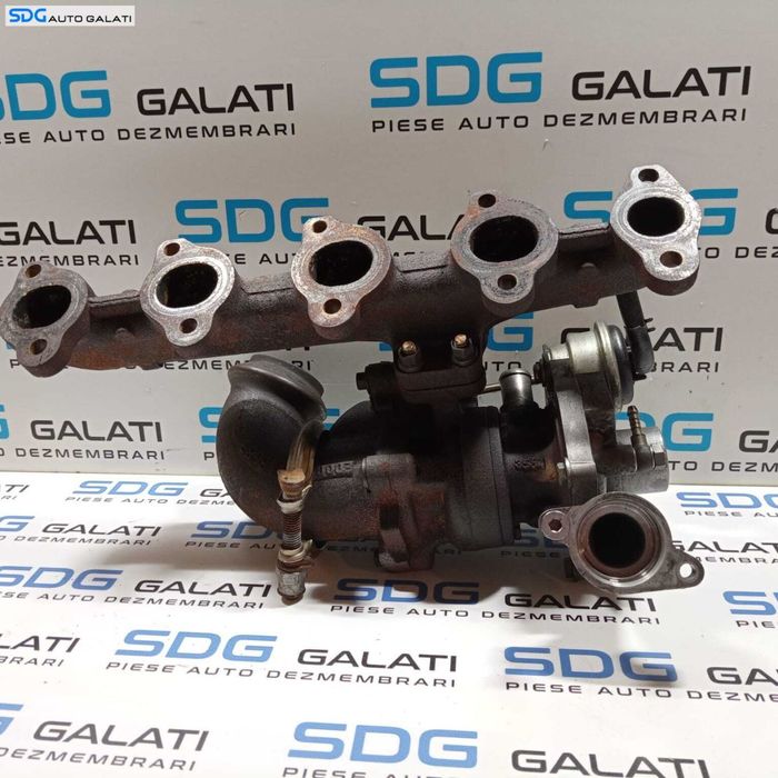 Turbo Turbina Turbosuflanta Peugeot 206 1.4 HDI 50 KW 2001 - 2012 Cod 54359710009 MF 50175454 01937 [274M6]