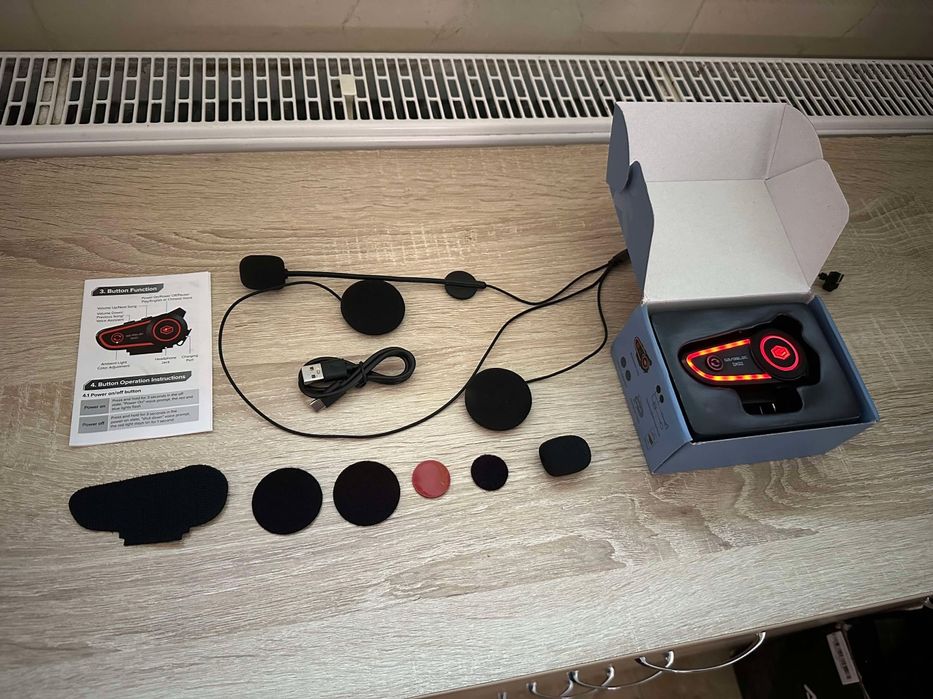 Sistem comunicare moto Gerealec DK02 intercom motocicleta