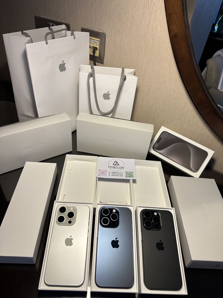 НОВЫЙ! iPhone 15 Pro 128GB 256GB 512GB 1TRB! Бесплатная ДОСТАВКА!