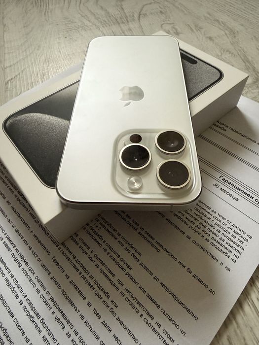 УНИКАТ Iphone 15 Pro 128GB 5G White 36м. ГАРАНЦИЯ