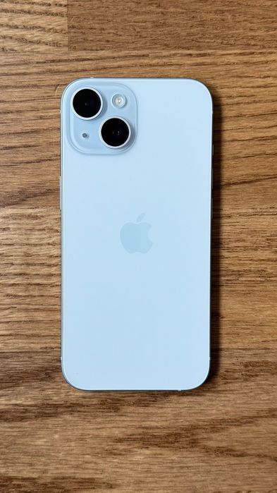 Iphone 15 blue, 128Gb в гаранция
