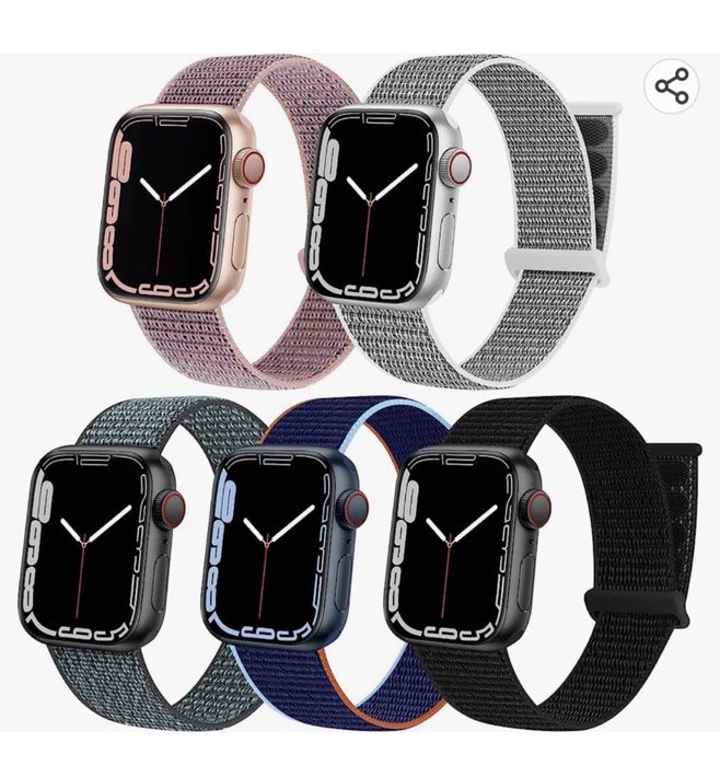 Curea Compatibila Ceas Apple Watch Scai Loop (Textil) Incarcator Cablu