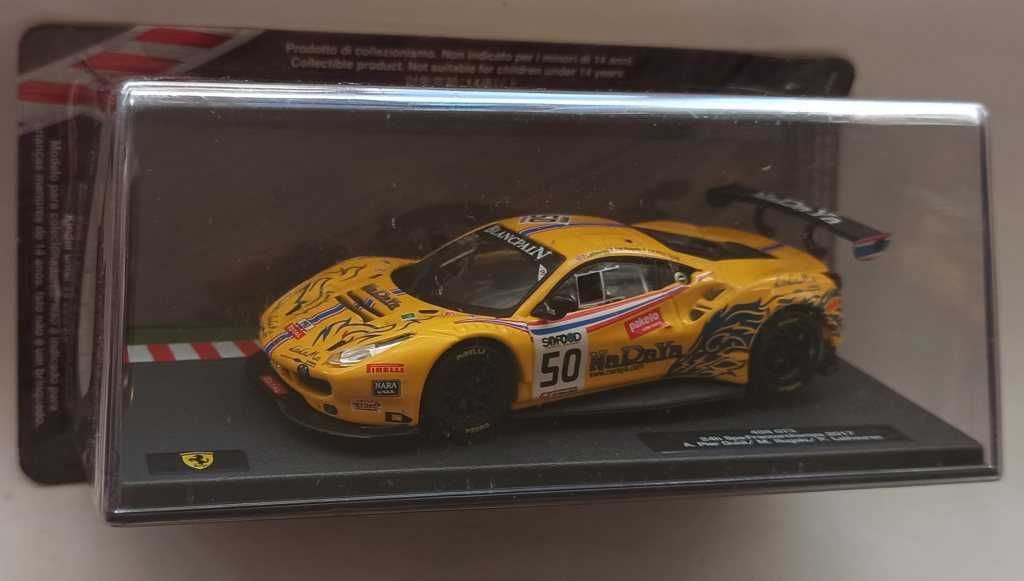 Macheta Ferrari 488 GT3 24h Spa 2017 - Bburago/Altaya 1/43