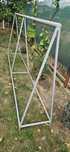 Raft metalic robust cu un stand / Capră/Schelet