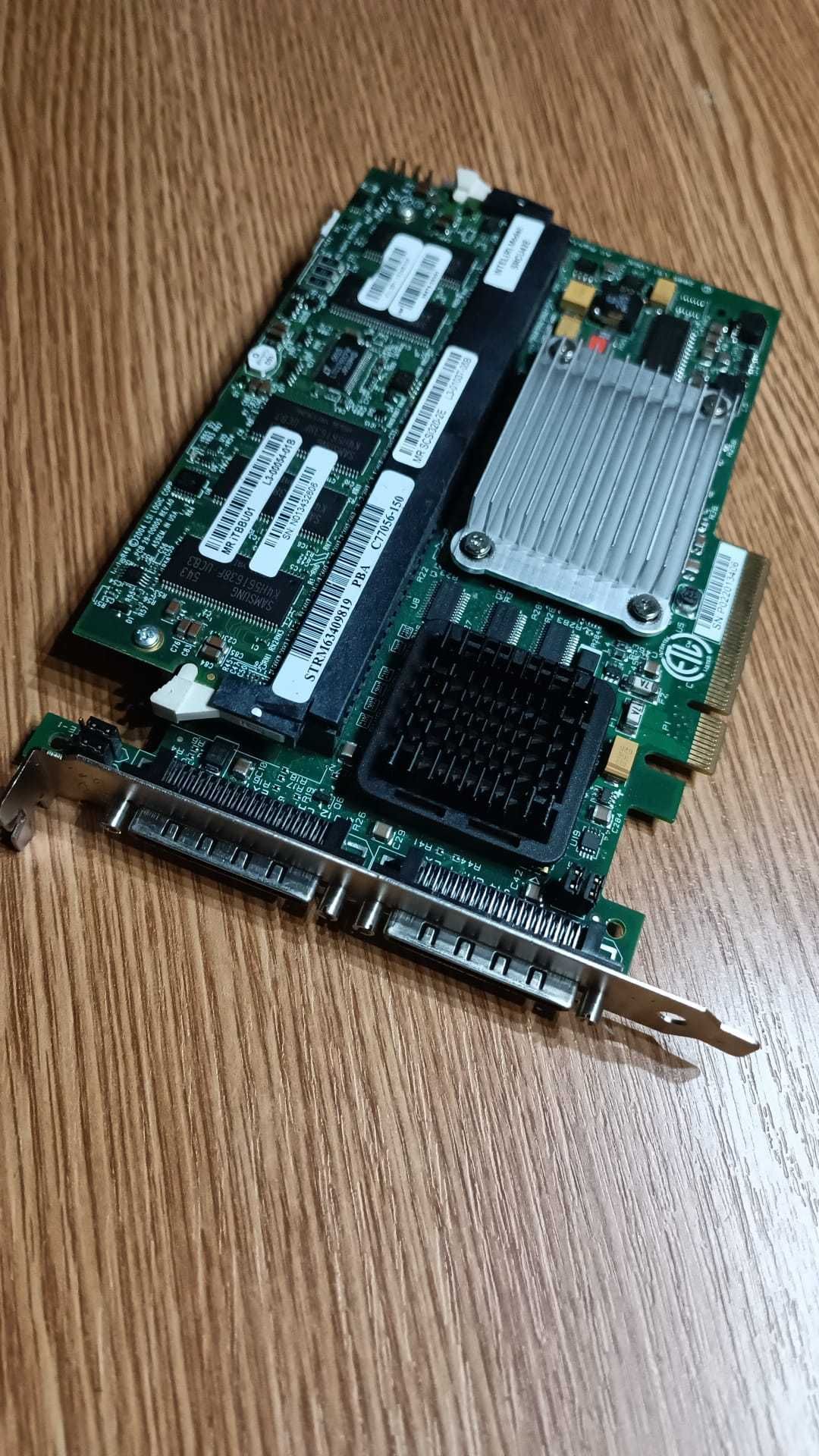 LSI scsi U320 128MB Raid Card MR SCSI320-2E w/ Battery Module