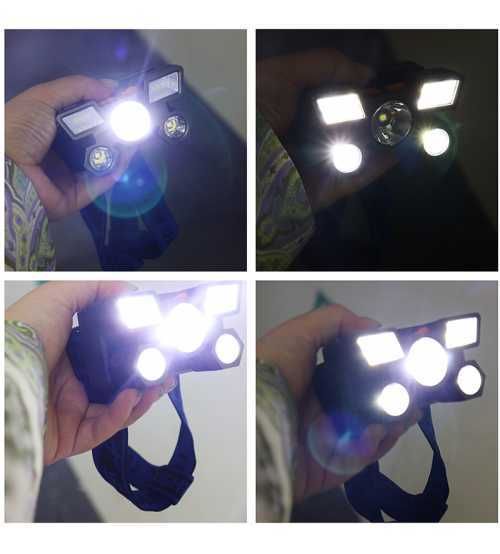 Lanterna Cap 3 In 1, Indicator Incarcare, Miniusb