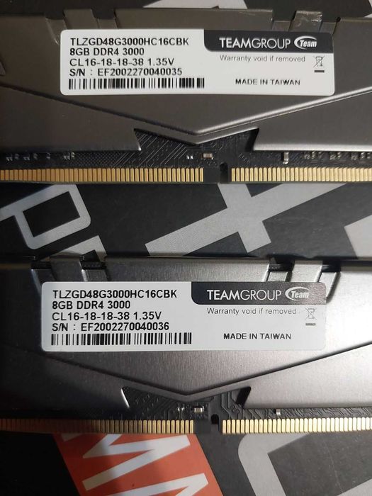 16GB 3000Mhz CL16 - Teamgroup