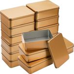 Cutii metalice cu capac, sortare, depozitare,cadou, craft,16 bucati