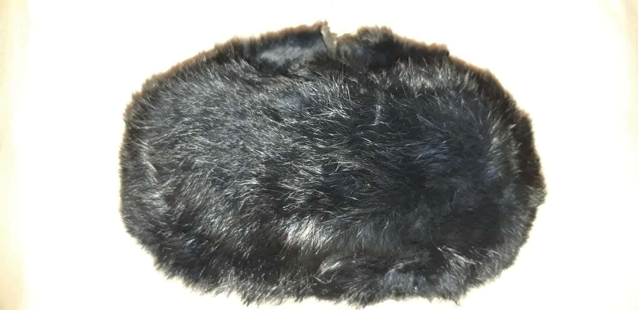 Căciulă ruseasca unisex din blana naturală iepure