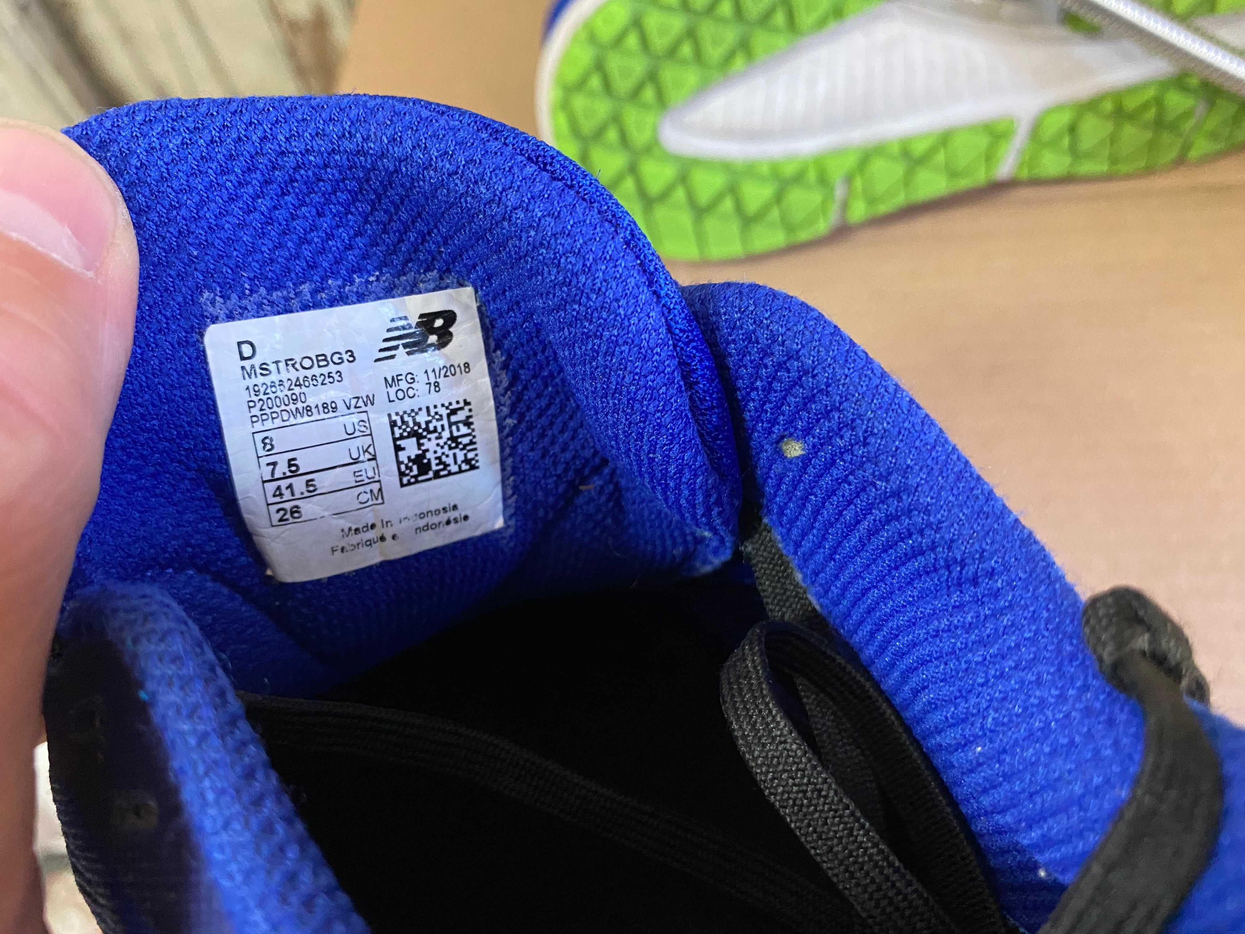 ''New Balance Strobe v3 UV Blue''оригинални мъжки маратонки 41.5 номер