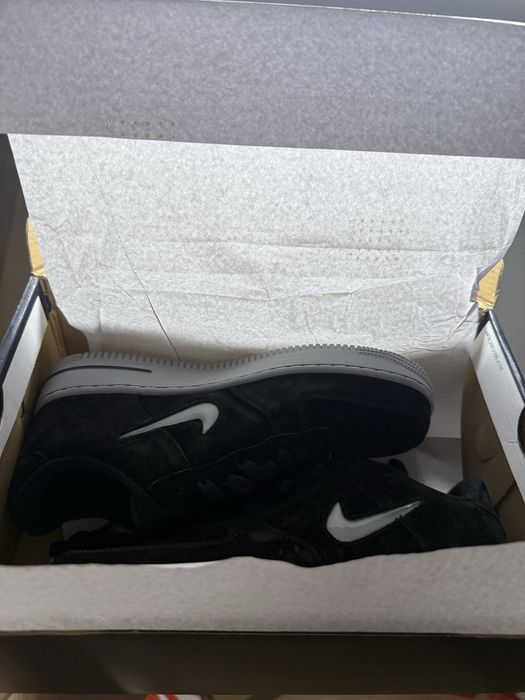 Nike Air Force 1 Black Suede