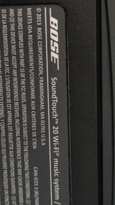 Boxa Bose soundtouch 20 wifi