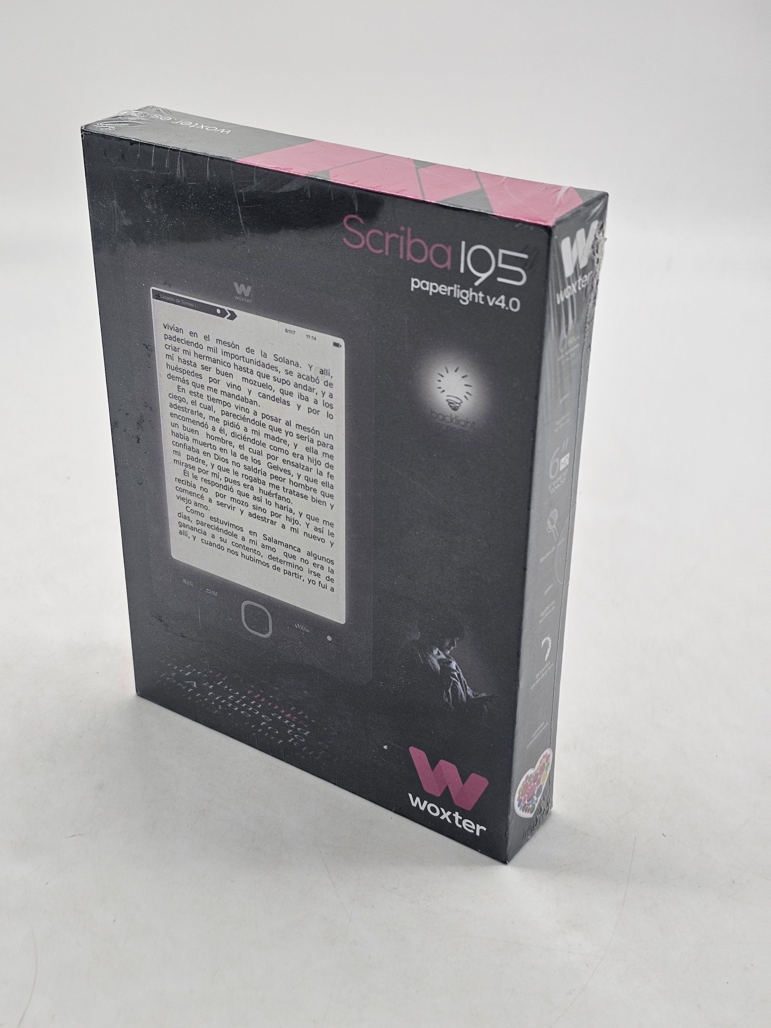 EBook Reader, Woxter, Scriba 195, 4GB, 6", 800x600, negru