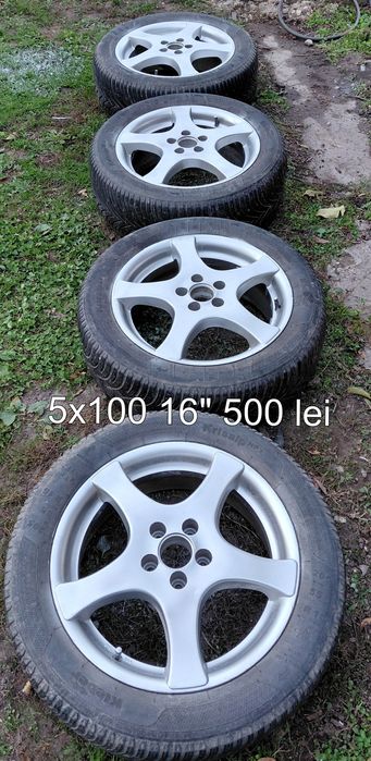 Jante set  15 golf 5x100 pe 16 vw . Opel 4x100 r15 oricare set 500