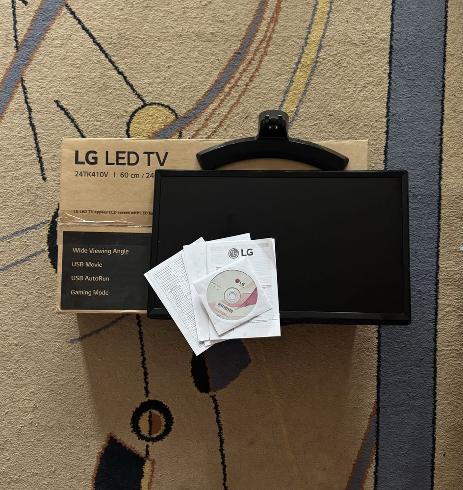 LG LED TV 24 инча (24TK410V) – Отлично състояние, пълен комплект