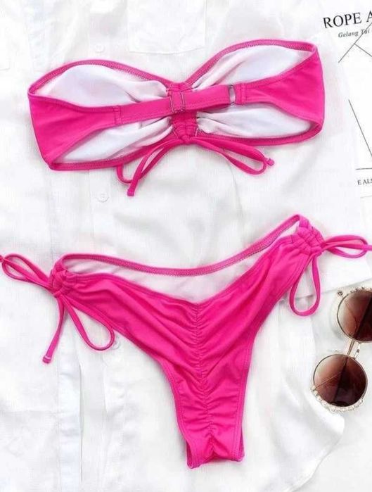 Costum baie 2 piese cu slip Brazilian