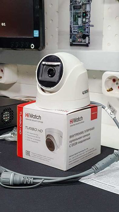 HiWatch DS-T283(B) (2.8mm)
TVI Камера, купольная