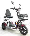 Електрическа триколка EcoWay М31 вишнево червен цвят 500W