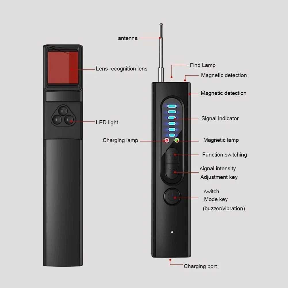 Detector Aparate Spionaj Camere, Microfoane, Localizatoare GPS,TSS-X13