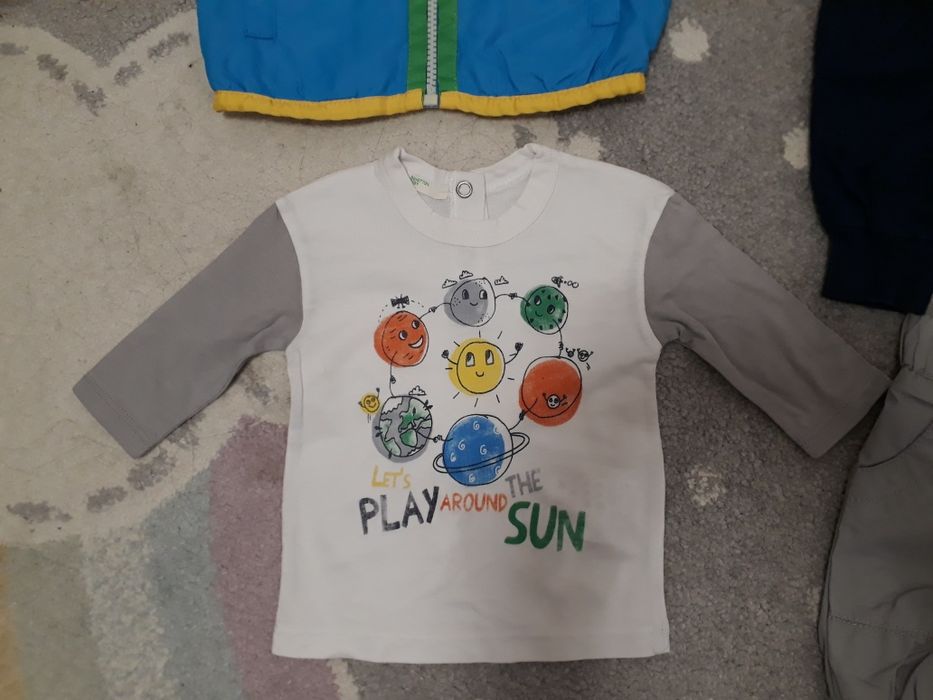 Нови дрешки Benetton за бебе 0-3 мес.