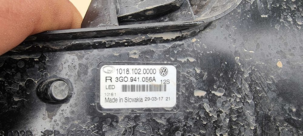 Proiector dreapta Lumini de zi DRL VW Passat B8 GTE 2015 - 2018