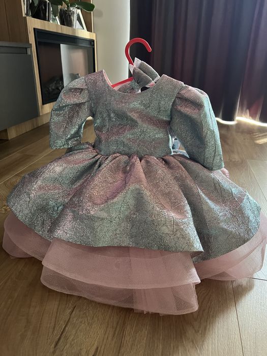 Официална детска рокля,  рожден ден, 3-4г, 104см